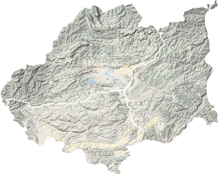 丘北縣地形圖