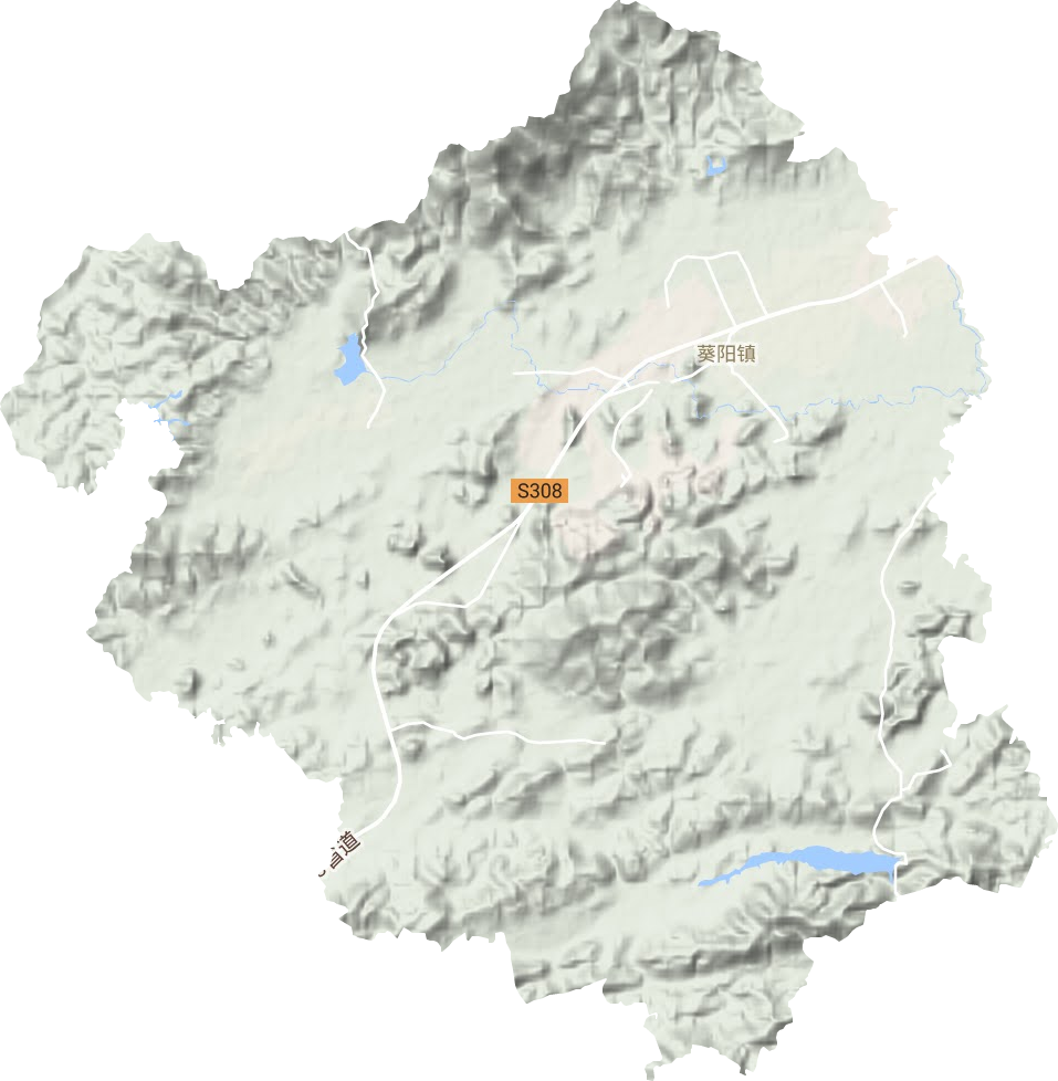 葵陽鎮地形圖