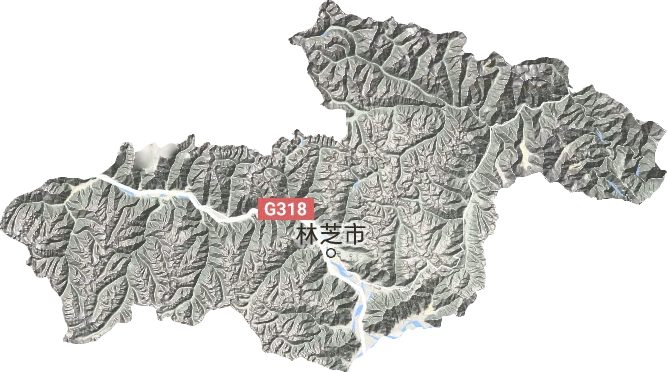 巴宜區地形圖