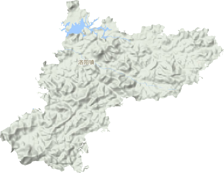洛陽鎮(zhèn)地形圖