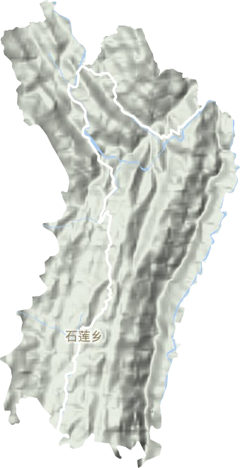 石蓮鄉地形圖