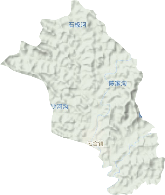 云合鎮地形圖