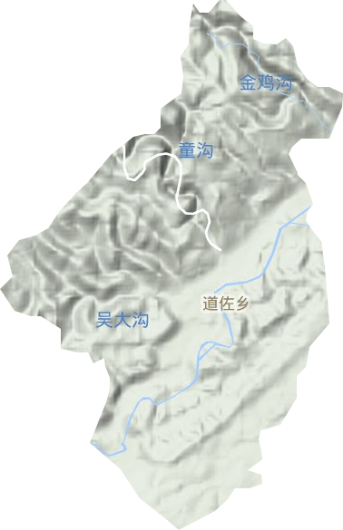 道佐鄉地形圖