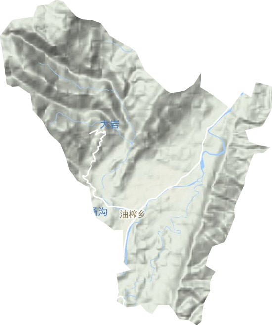 油榨鄉地形圖