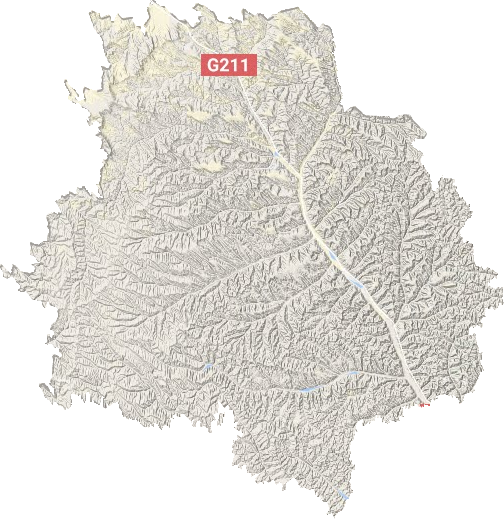 環縣地形圖