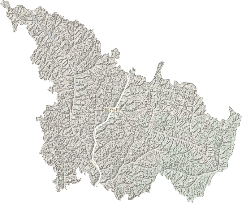 華池縣地形圖