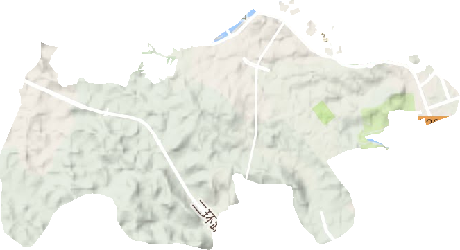 石塘鎮地形圖