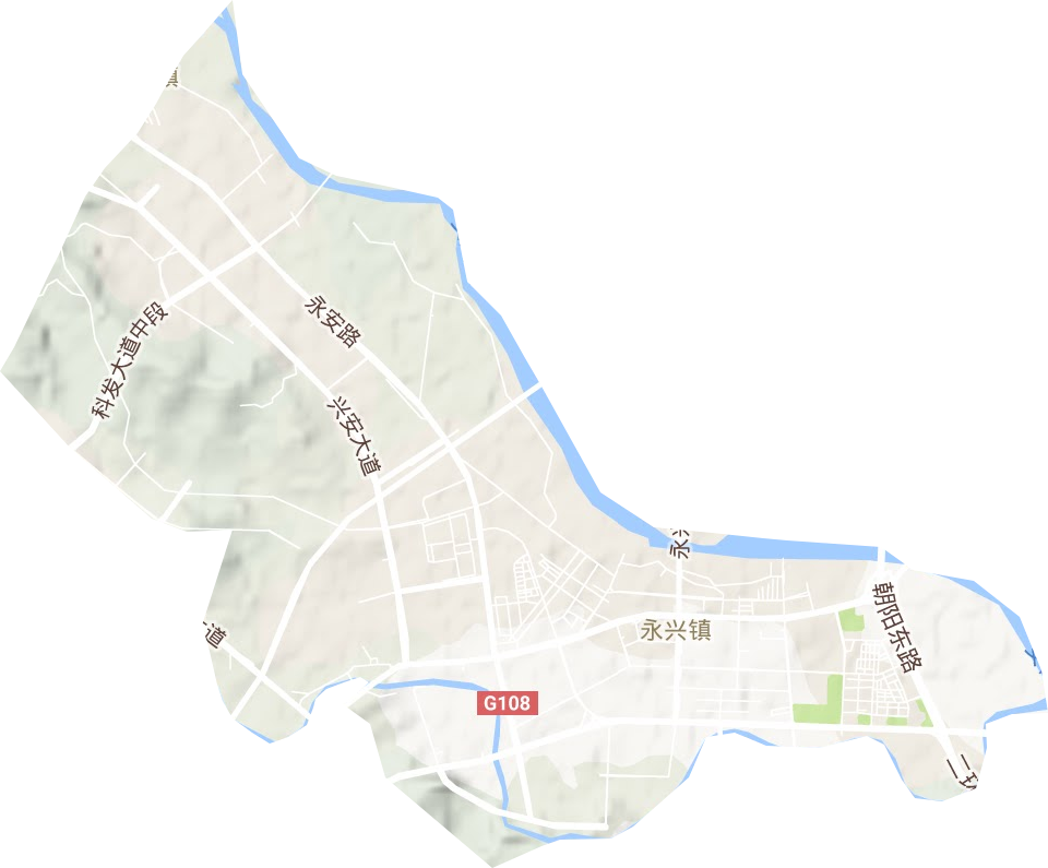 永興鎮地形圖