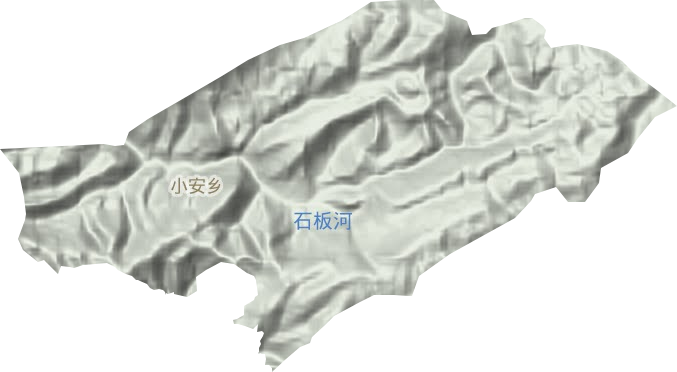 小安鄉(xiāng)地形圖