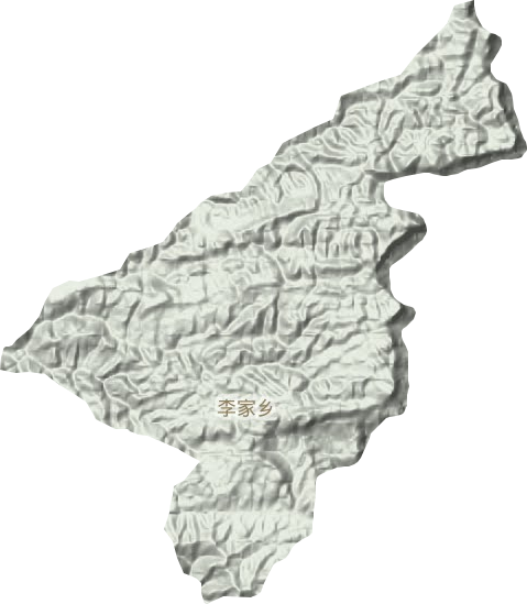 李家鄉地形圖