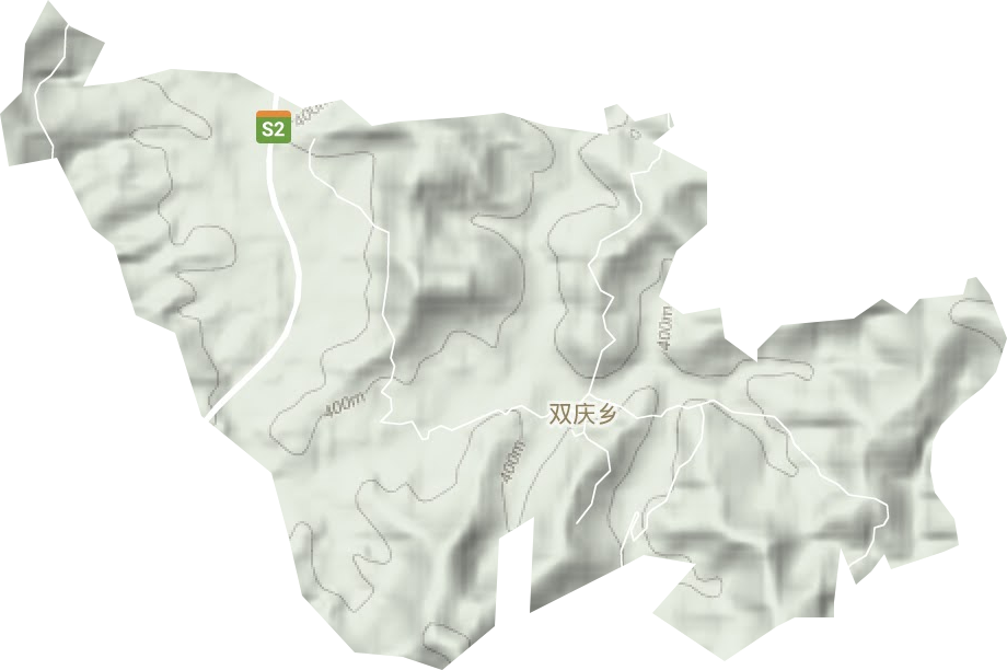 雙慶鄉(xiāng)地形圖
