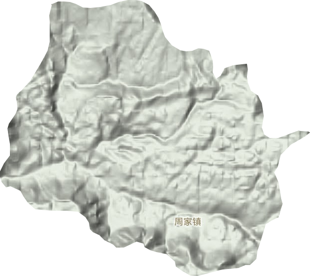 周家鎮地形圖
