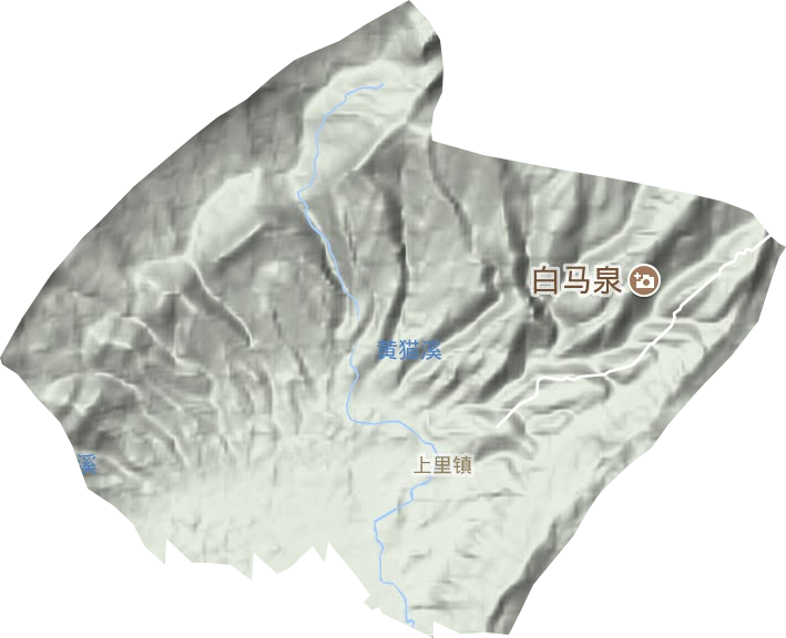 上里鎮地形圖