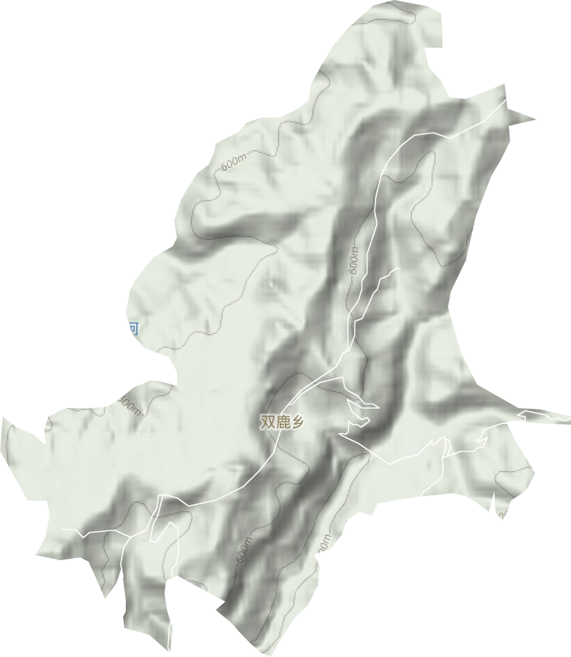 雙鹿鄉(xiāng)地形圖