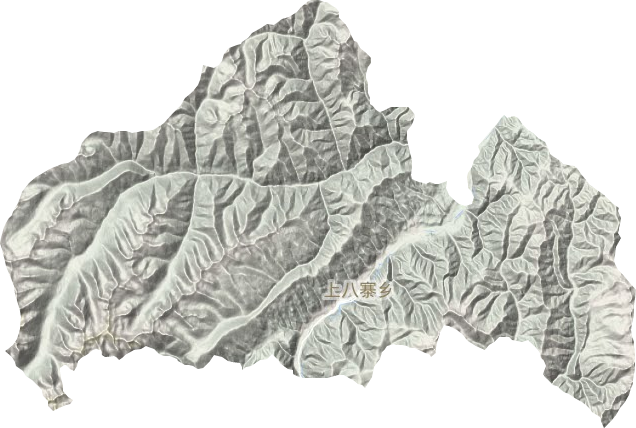 上八寨鄉地形圖
