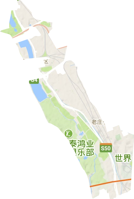 宛平城地區辦事處地形圖