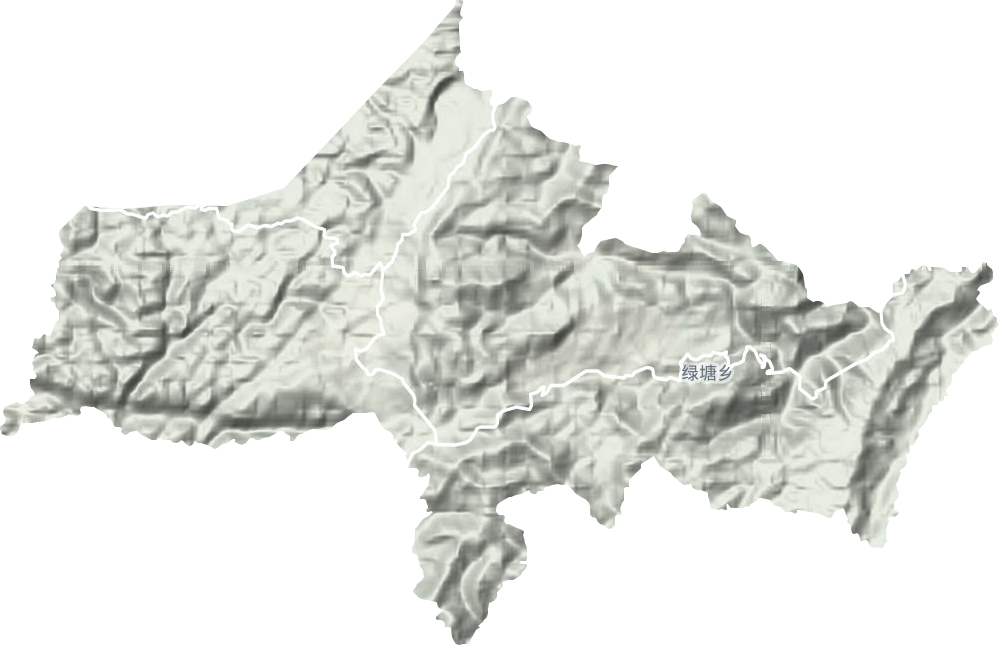 綠塘鄉地形圖