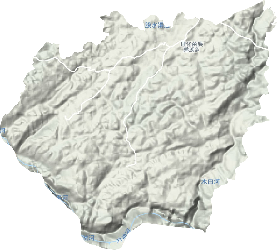理化鄉地形圖