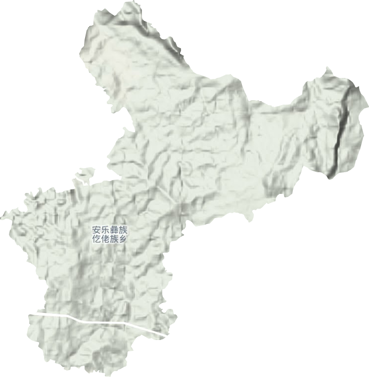 安樂鄉(xiāng)地形圖