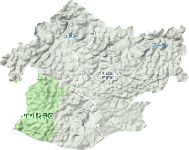 大水鄉地形圖