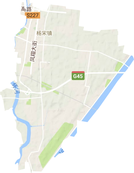 楊宋鎮(zhèn)地形圖