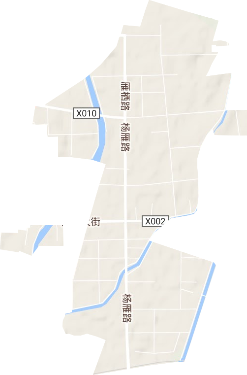 北京雁棲經濟開發區地形圖