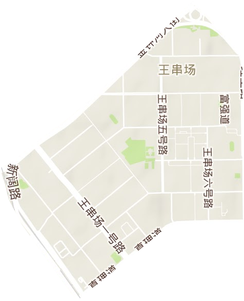 王串場(chǎng)街道地形圖