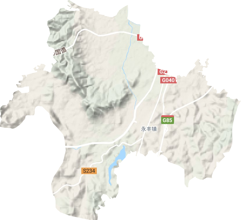 永豐鎮地形圖