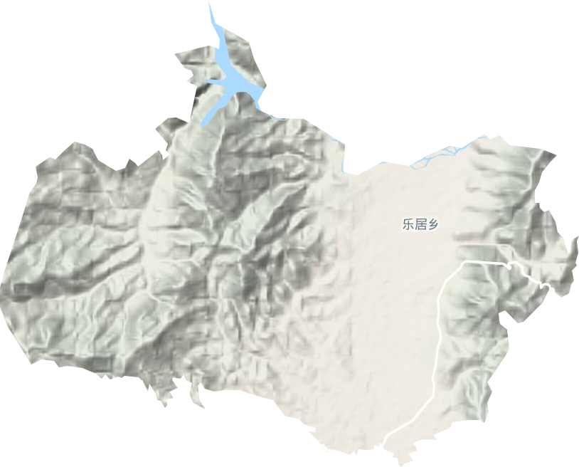 樂居鎮(zhèn)地形圖