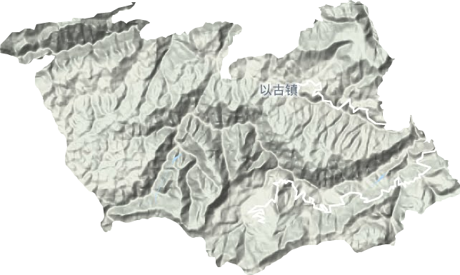 以古鎮地形圖