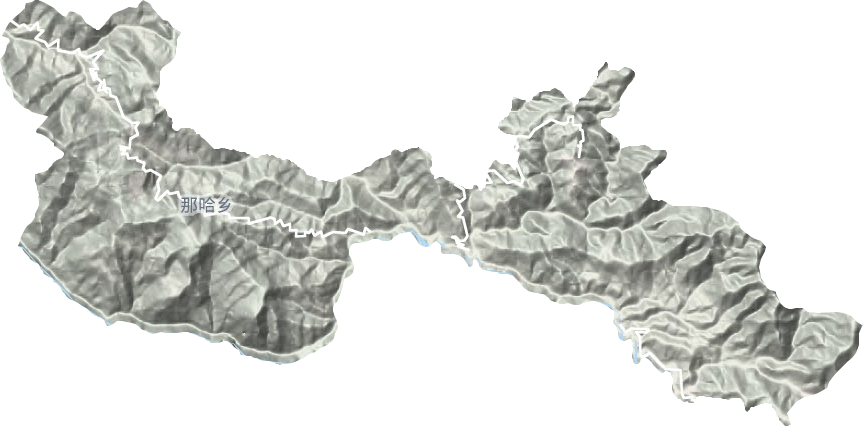 那哈鄉(xiāng)地形圖