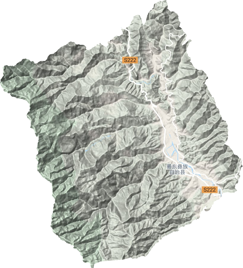 錦屏鎮(zhèn)地形圖