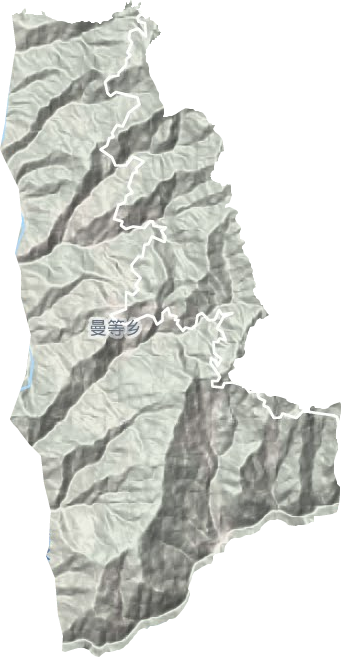 曼等鄉地形圖