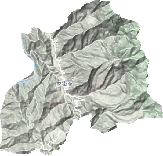 林街鄉地形圖