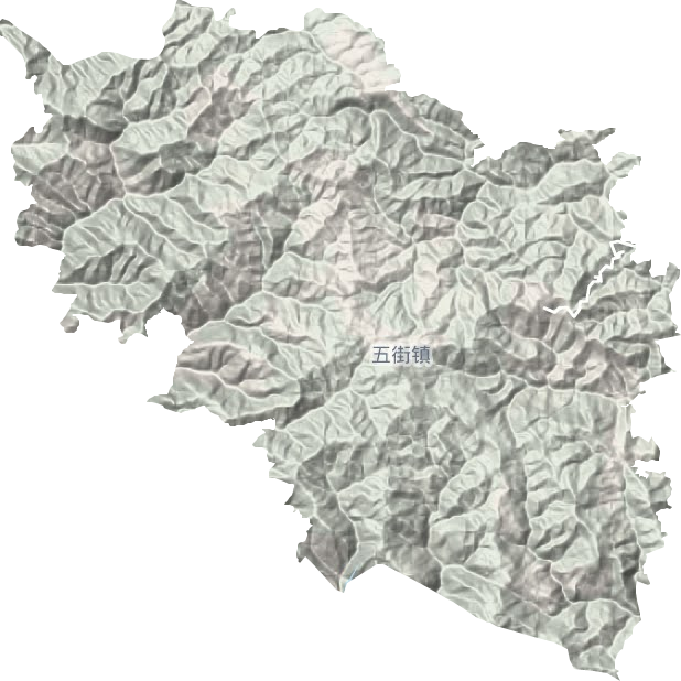五街鎮地形圖