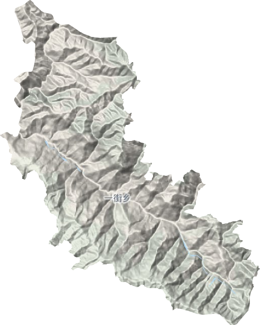 一街鄉地形圖