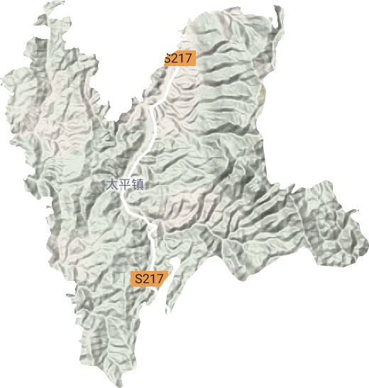 太平鎮地形圖