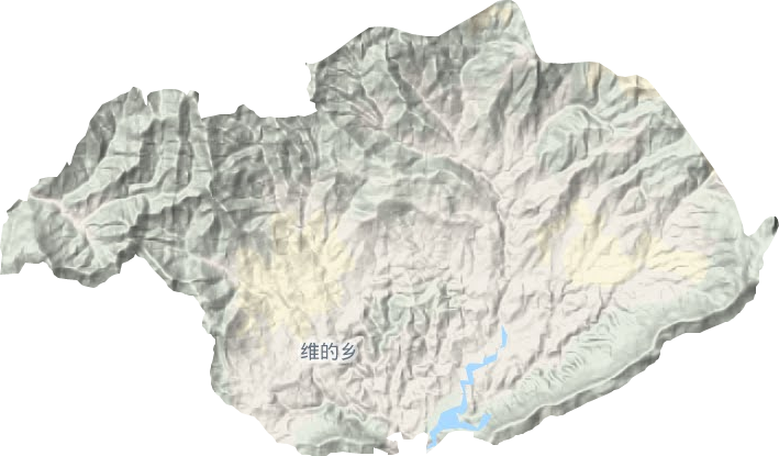 維的鄉(xiāng)地形圖