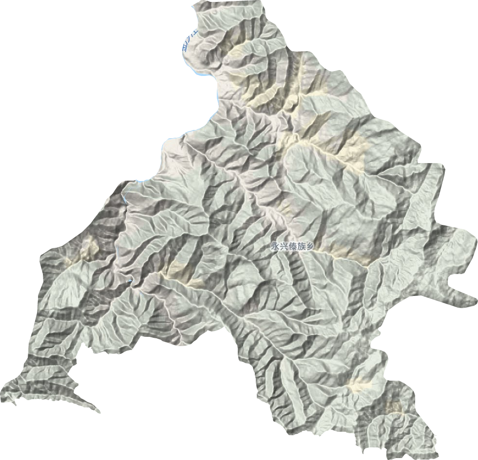 永興鄉(xiāng)地形圖