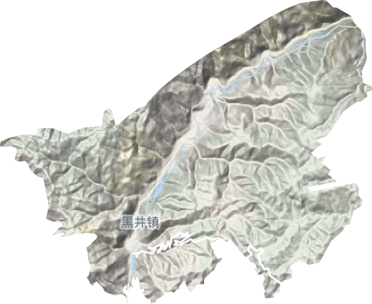 黑井鎮地形圖