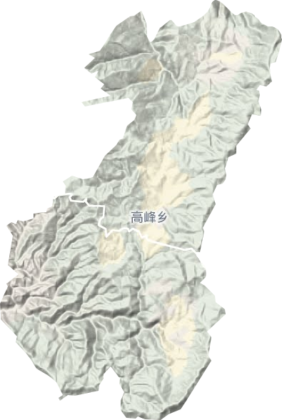 高峰鄉地形圖