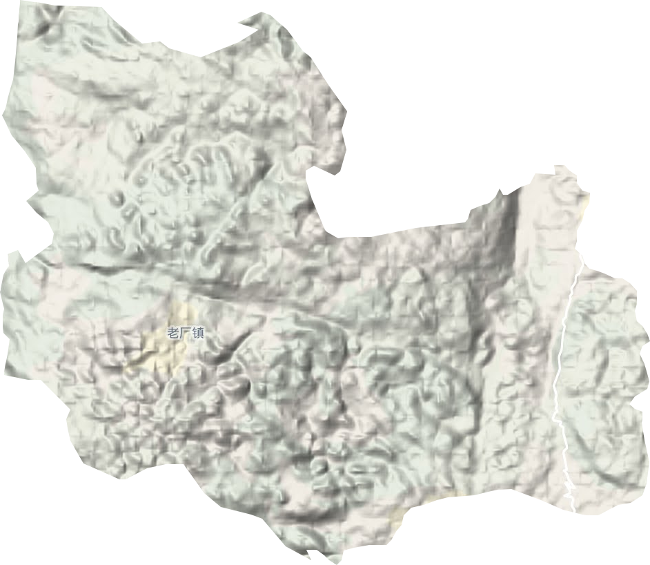 老廠鎮地形圖