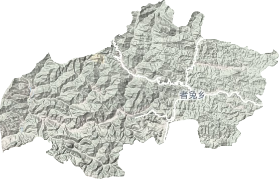者兔鄉(xiāng)地形圖