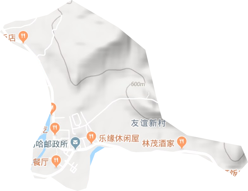 勐捧農場地形圖