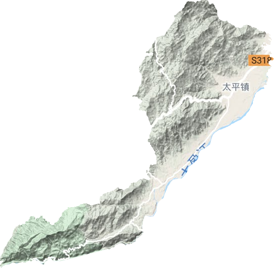 太平鎮地形圖