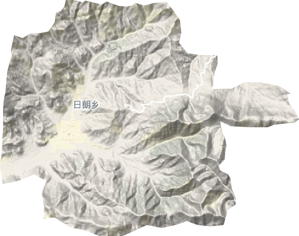 日朗鄉地形圖