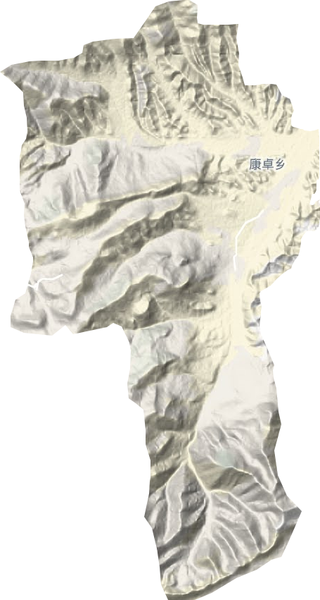 康卓鄉(xiāng)地形圖
