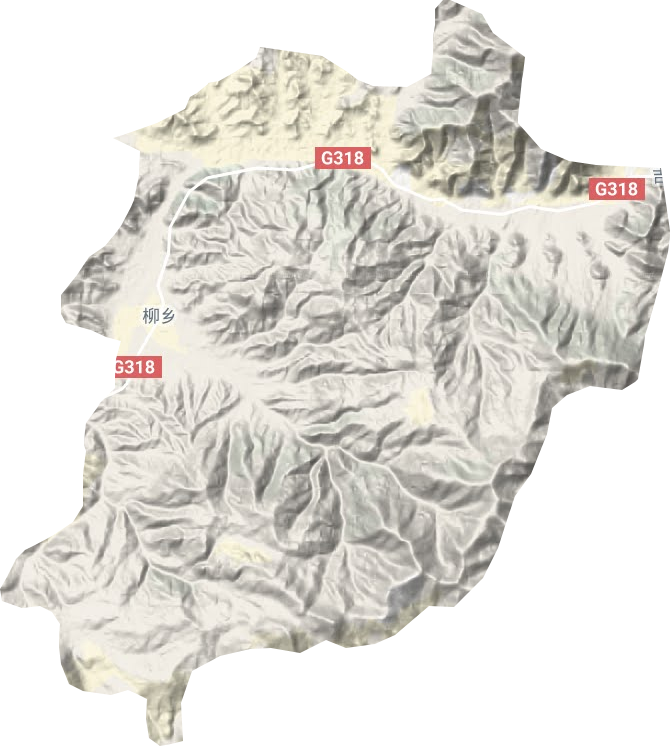 柳鄉(xiāng)地形圖