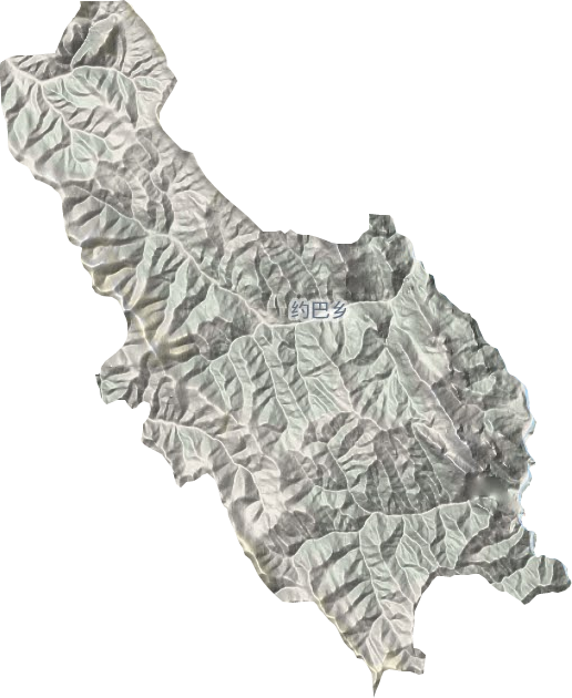 約巴鄉(xiāng)地形圖