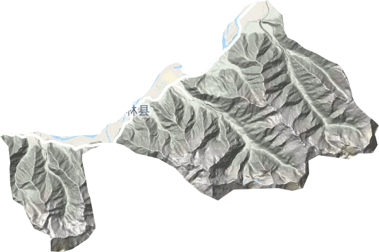 米林鎮地形圖